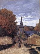 Claude Monet Street in Sainte-Adresse France oil painting artist